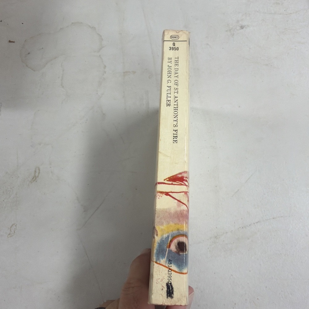 Vtg 1969 Signet Paperback The Day of St. Anthony's Fire John Fuller Q3950